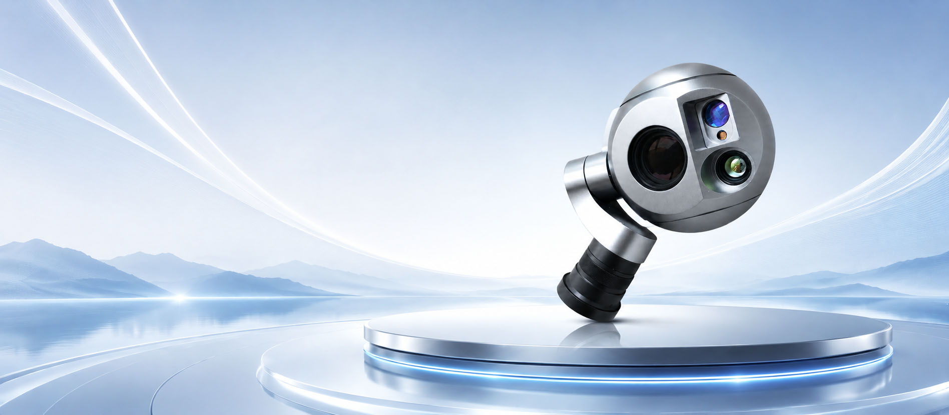 ZAi-G40X Pro - Caméra à cardan IA tri-capteur