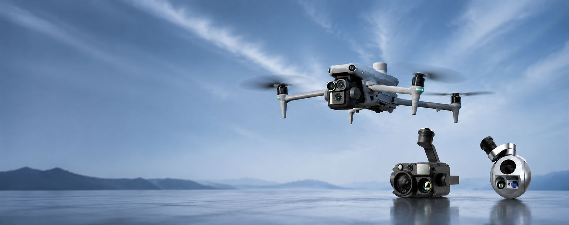Accessoires et composants pour drones professionnels