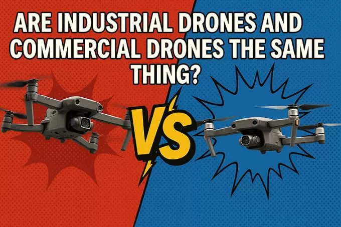 Les drones industriels et les drones commerciaux sont-ils la même chose ?