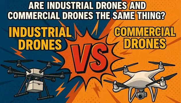 Les drones industriels et les drones commerciaux sont-ils la même chose ?