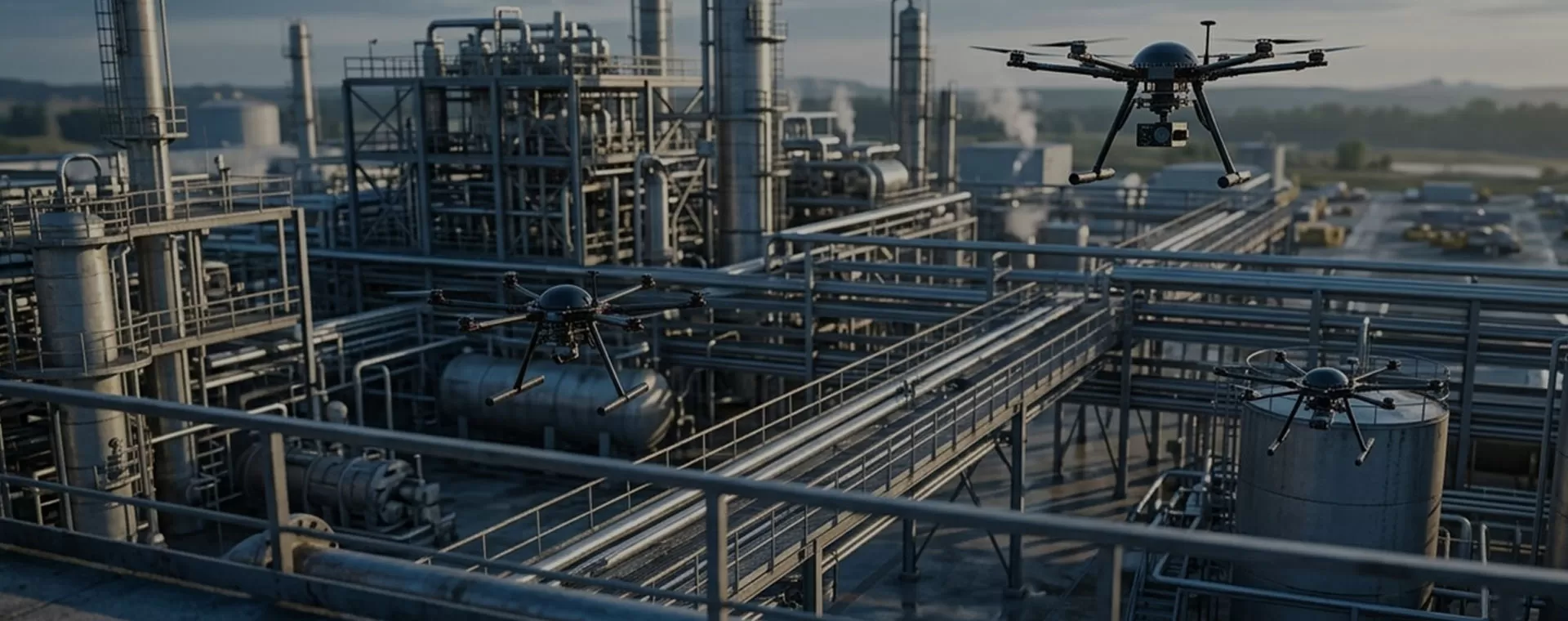 Drones industriels autonomes pour inspection de précision