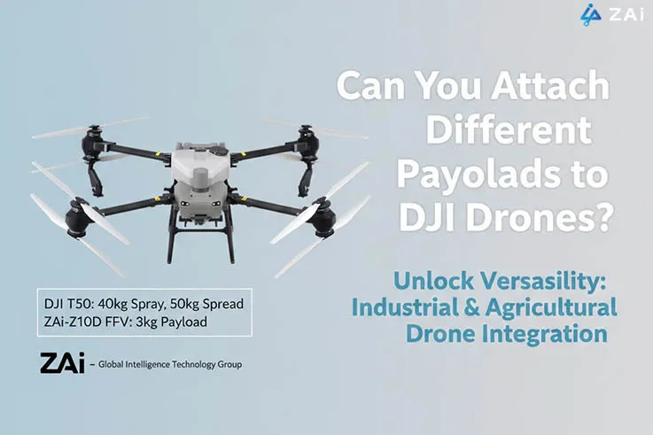 Peut-on attacher différentes charges utiles aux drones DJI