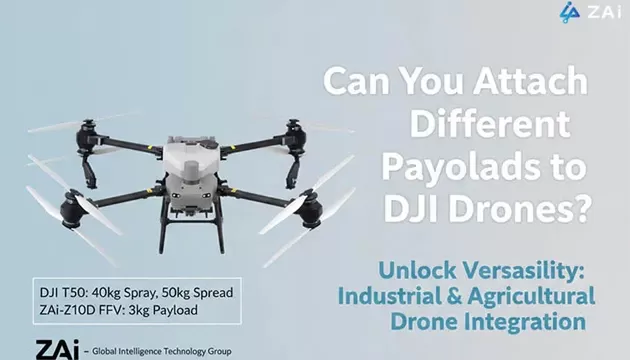 Pouvez-vous attacher différentes charges utiles aux drones DJI ?
