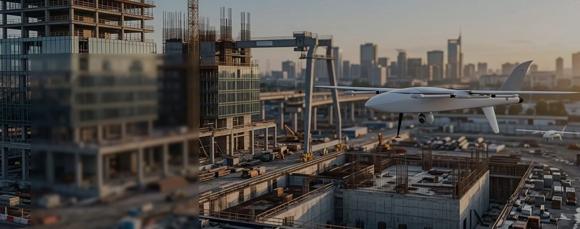 Drones de construction pour la construction de précision