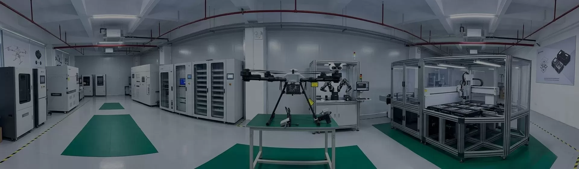 Visite de l'usine de drones
