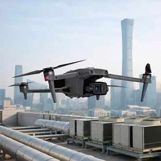 drone pour les opérations de la ville intelligente