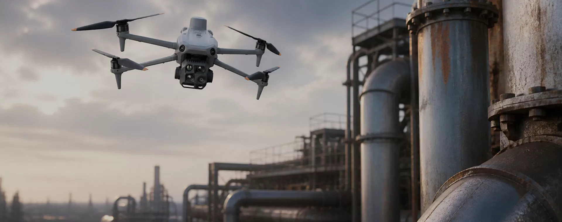 Drones d'inspection pour inspection de précision