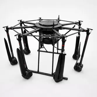 drone UAV pliable à levage lourd