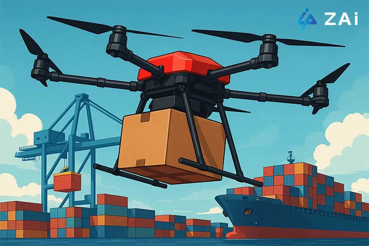 Comment les drones pourraient transformer l'industrie du transport maritime