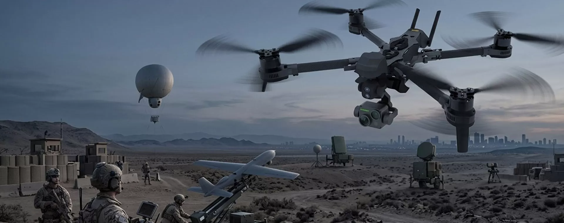 Drones militaires pour une défense de précision