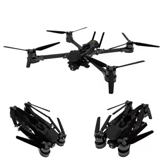 charge utile et drone FPV pliable